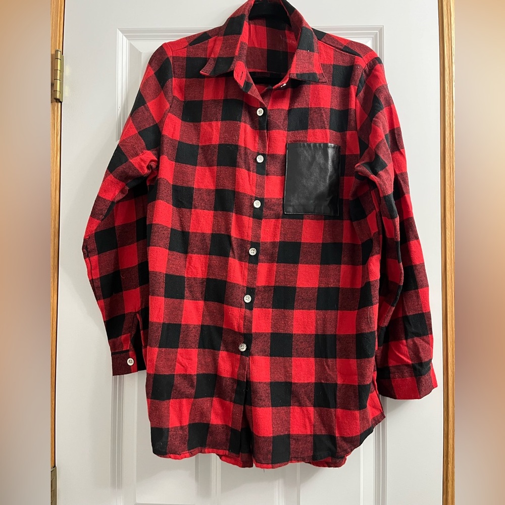 Black & red flannel
